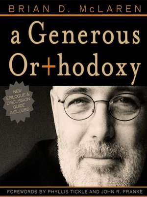 A Generous Orthodoxy - Audiobook